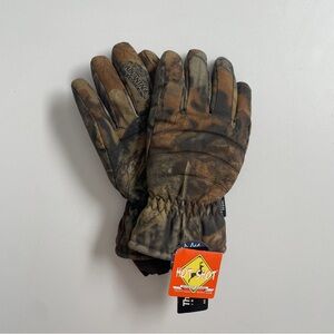Hot Shot Thinsulate Gloves Camo Camouflage Advantage Timber Waterproof Brown Tan